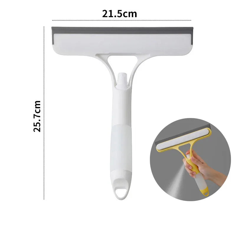 3-in-1 window cleaning, glass mirror wiper scrubbing, household car cleaning tools