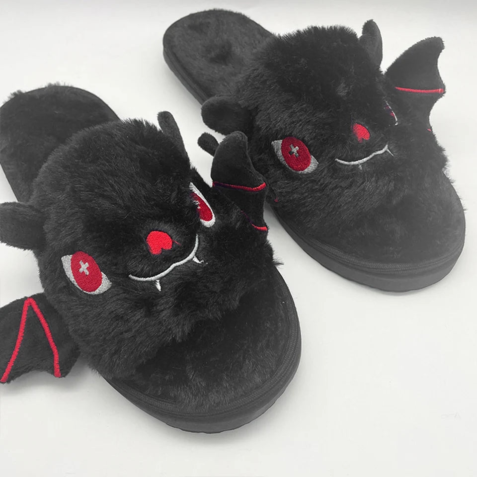 Halloween Bat Slippers Cute Bat Home Slippers