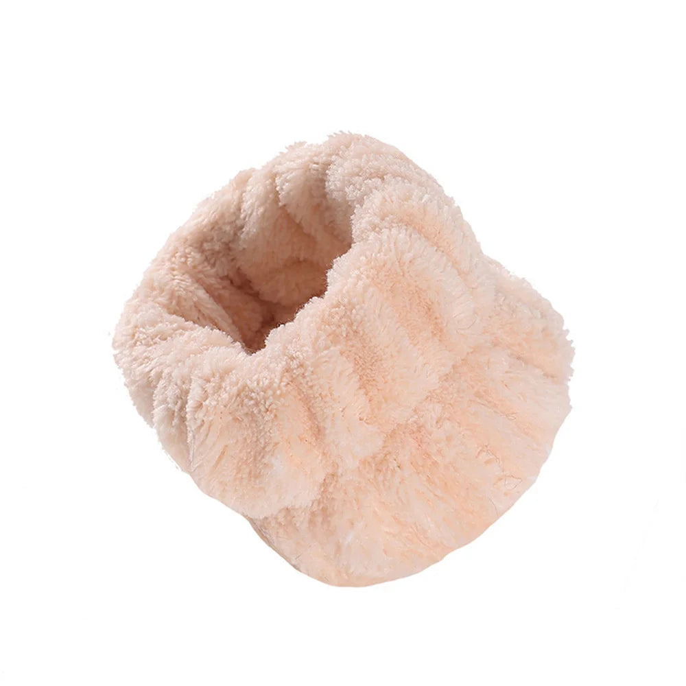 Solid color ultra-fine fiber water absorbing hair accessory headscarf, handmade makeup