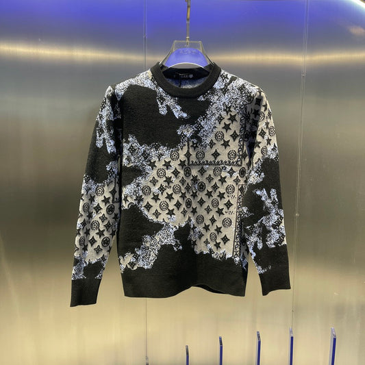 Casual Crew Neck Knit Sweater for Men 1025082905