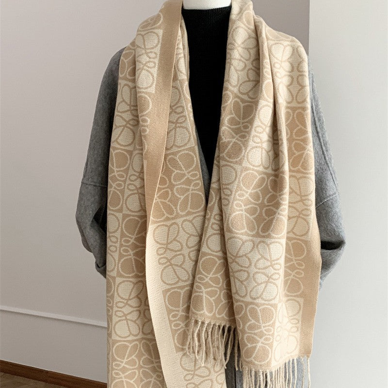 Style shawl warm women's neck scarf 1025090802