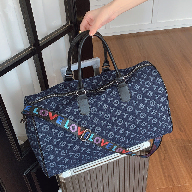 New Denim Travel Tote for Business Trips 1025091006