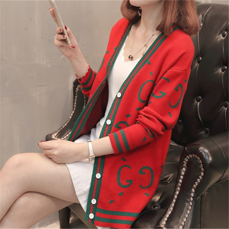 Classic Versatile Casual Knit Sweater 1025090304