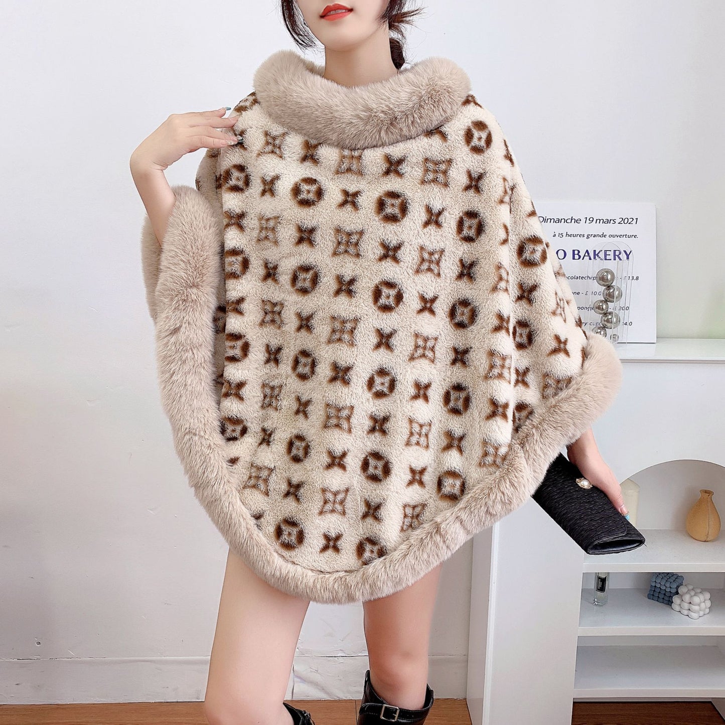 Women's Printed Pullover Hoodie 1025090227