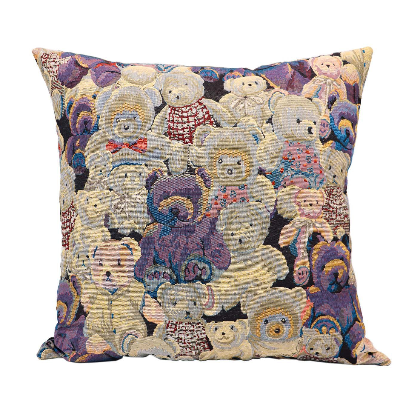 Retro-Style Knit Cushion 1025091005