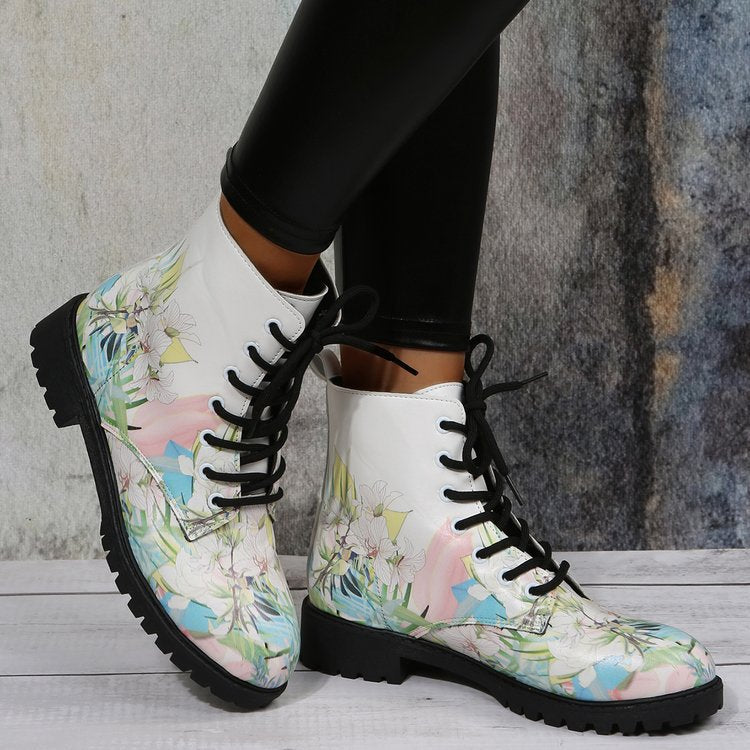 Printed Fashion Martin Boots 1025090110