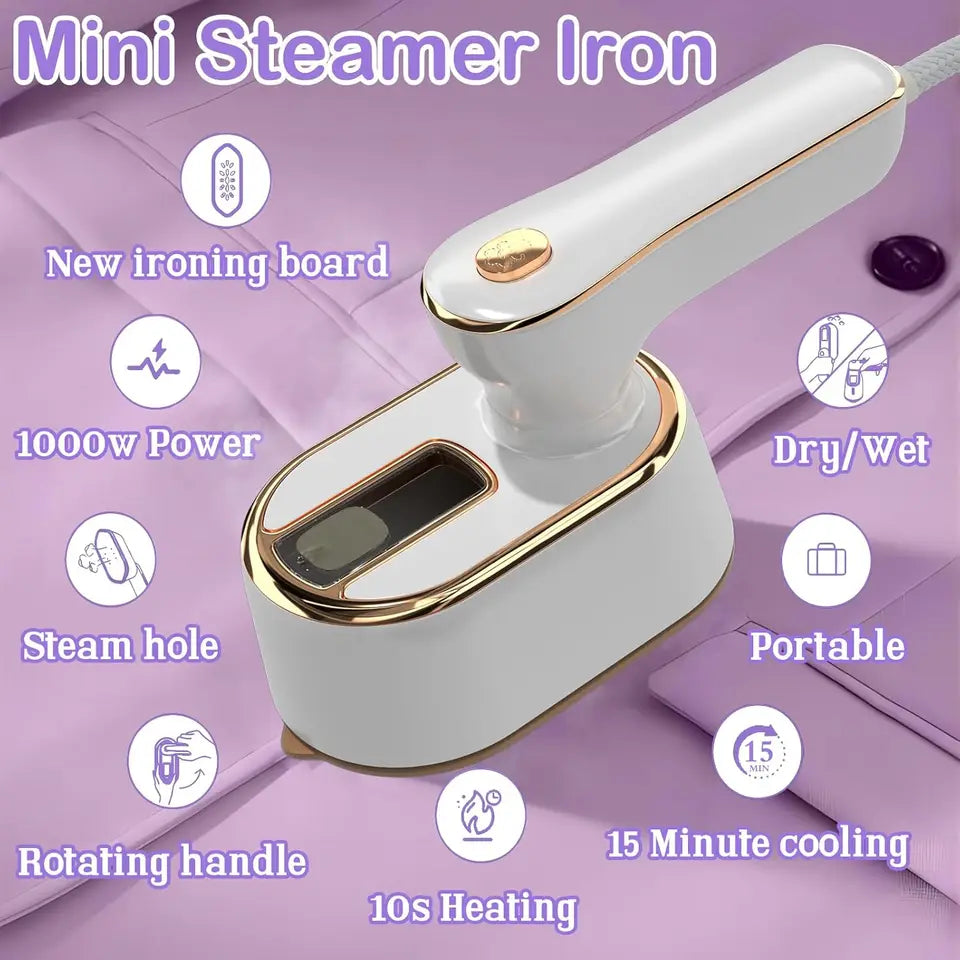 Mini portable travel steamer ironing machine