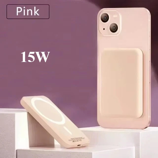 New magnetic wireless mobile power bank suitable for iPhone MagSafe fast charging