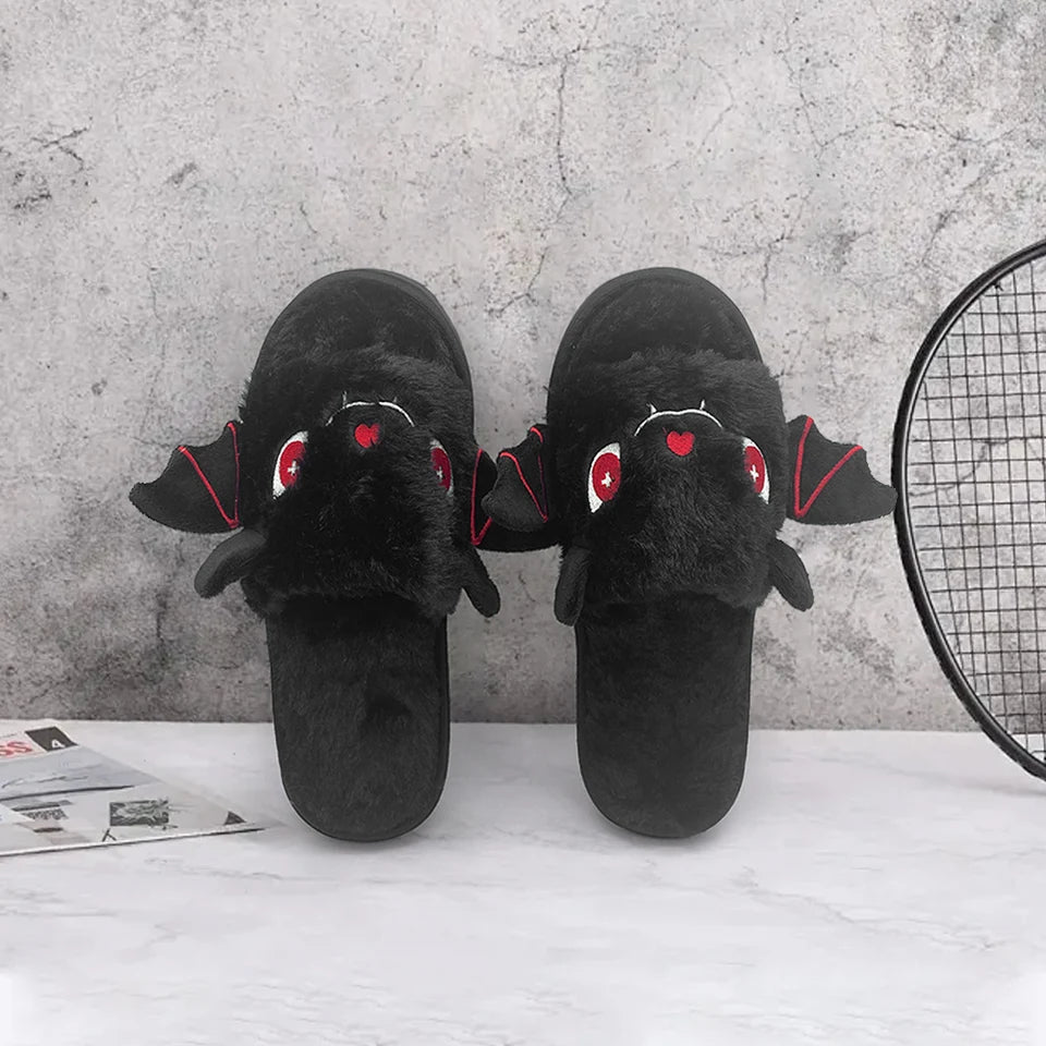 Halloween Bat Slippers Cute Bat Home Slippers