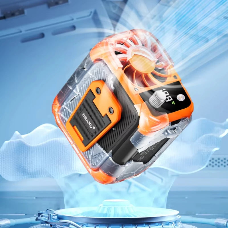 Mini High Speed Waist Fan Outdoor Multifunctional Mobile Fan