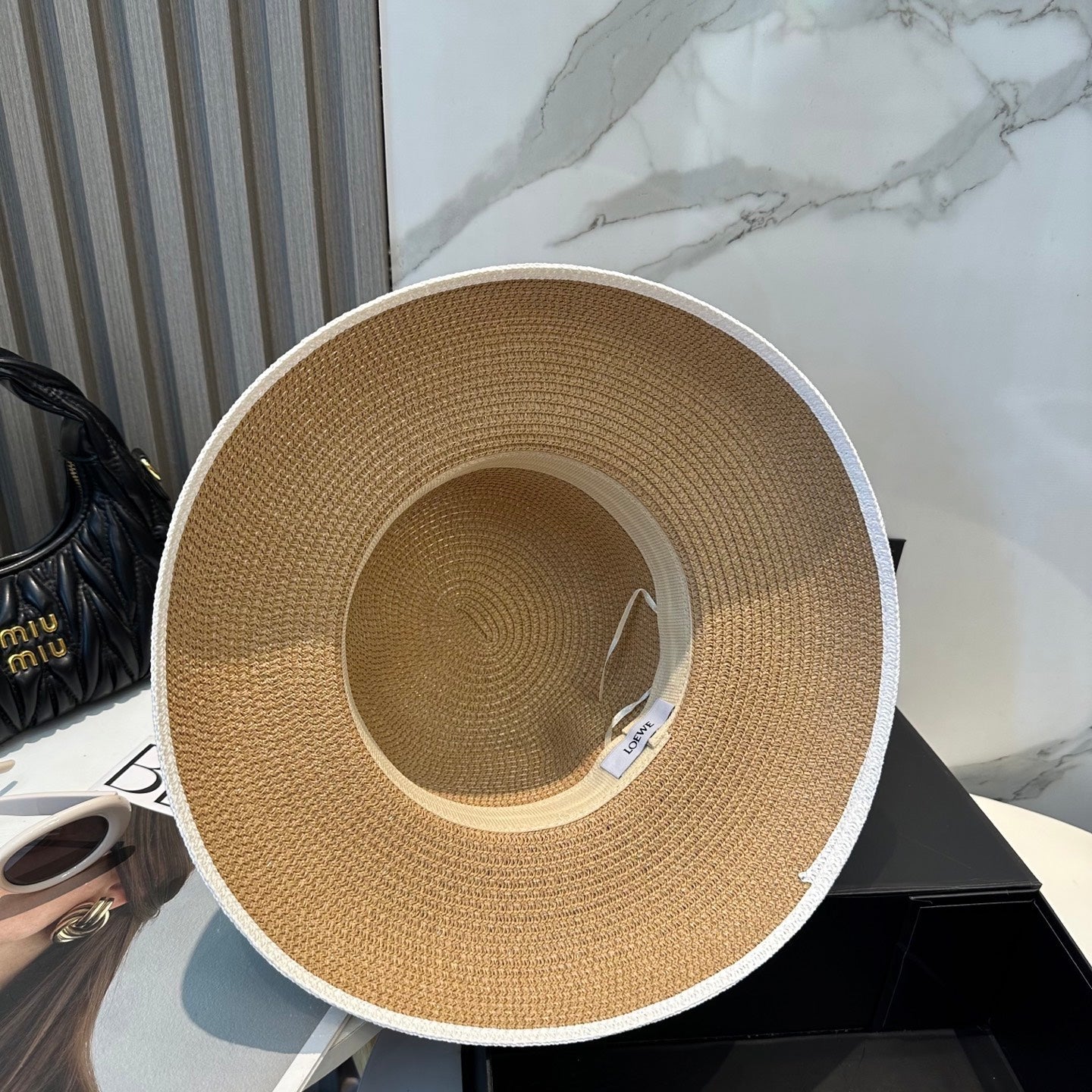 LEW Raffia woven straw hat 0725070302