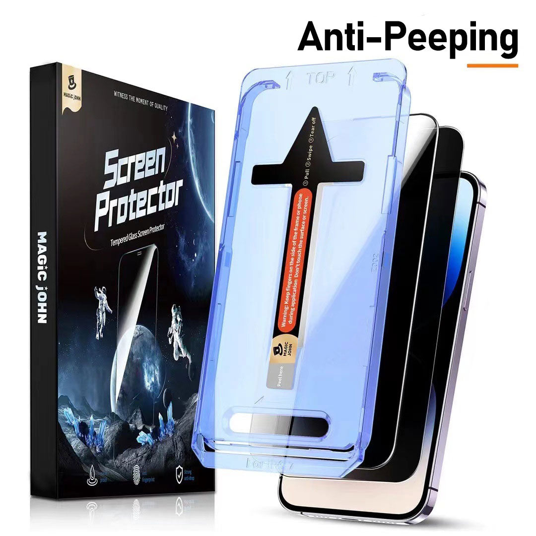 4K HD/Anti-Peeping Tempered Glass Screen Protector with Auto Dust-elimination Installation（Series S22-25）