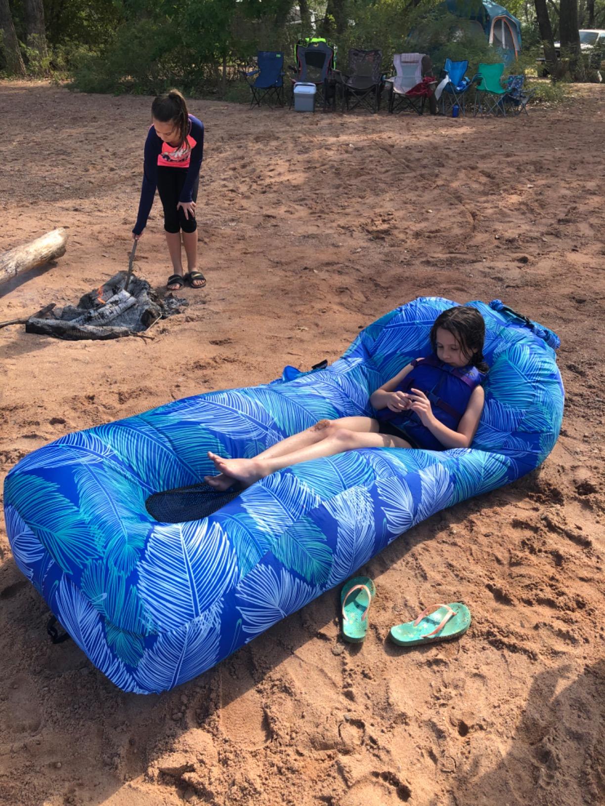 BEAUTRIP Air Couch | Inflatable Air Sofa Hammock | The perfect air lounger for backyard lake trips, picnics and music festivals